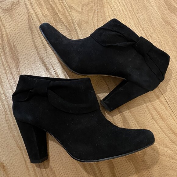 Kate Spade Black Suede Booties - Picture 4 of 6